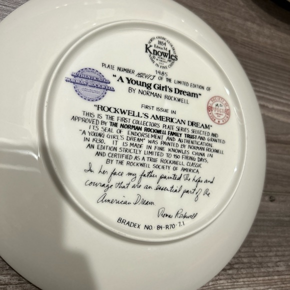 Norman Rockwell Lot of 8 Plates - Picture 9 of 15